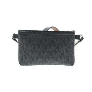 Michael Kors Black Monogram Belt Bag
